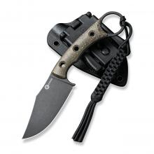 CIVIVI Knife C20059B Midwatch 粽色米卡塔柄直（N690黑刃）