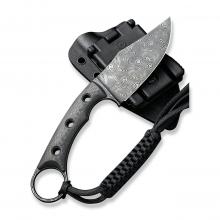 CIVIVI Knife C20059B Midwatch 碳纤维柄直（Damascus）