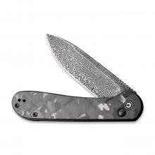 CIVIVI Knife C2103DS 大理石碳纤柄大马钢折