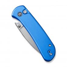 CIVIVI Knife C22030E Qubit 蓝铝柄折（14C28N钢Satin处理）