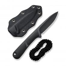 CIVIVI Knife C23010 Mini Elementum 黑色G10柄直（Nitro-V黑色）