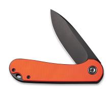 CIVIVI Knife C907 Elementum 橘柄折（D2黑石洗面）