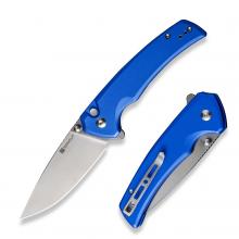 SENCUT Knife S21022B Serene 蓝柄快开折（D2锻面）