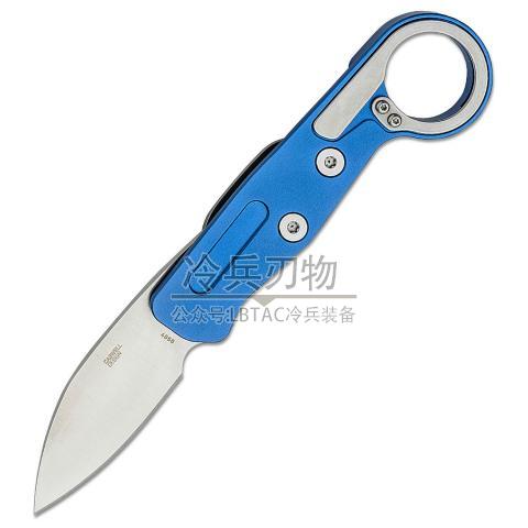 美国哥伦比亚河 4050 Kinematic Provoke™ EDC Karambit 蓝铝柄折爪（D2 沙光）