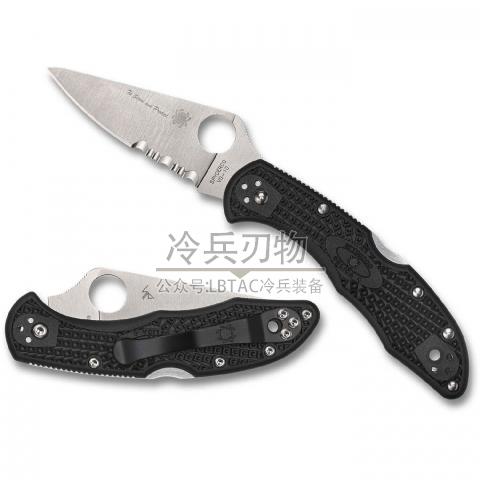 美国蜘蛛 C11 Delica 4 美警执法半齿折 细蓝线（VG-10）