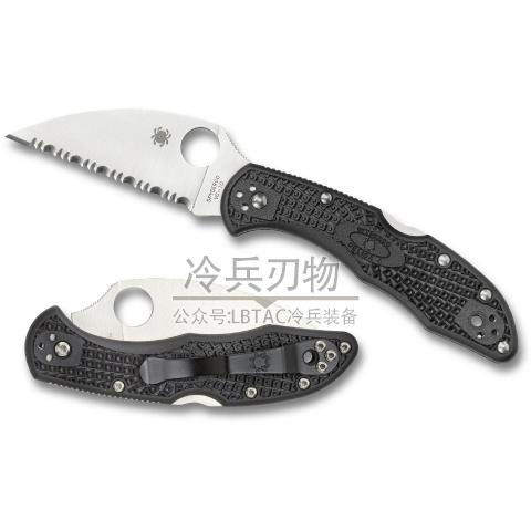 美国蜘蛛 C11 Delica 黑柄鸟喙型全齿刃折（VG10）