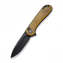 CIVIVI Knife C18062P Elementum II 按钮锁口袋折 珠炸Ultem透明柄（黑色 Nitro-V）