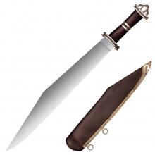 美国冷钢 88HVA 大马士革 玫瑰木柄维京剑萨克斯叨 Viking sword sax blade