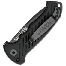 美国戈博 06 黑柄侧出自动跳Tanto（CPM-S30V 黑色全刃）