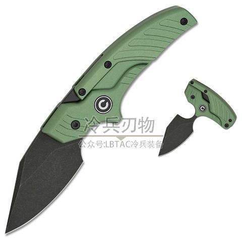 CIVIVI Knife Typhoeus Adjustable 绿色G10柄变型手刺直叨双模式（14C28N）