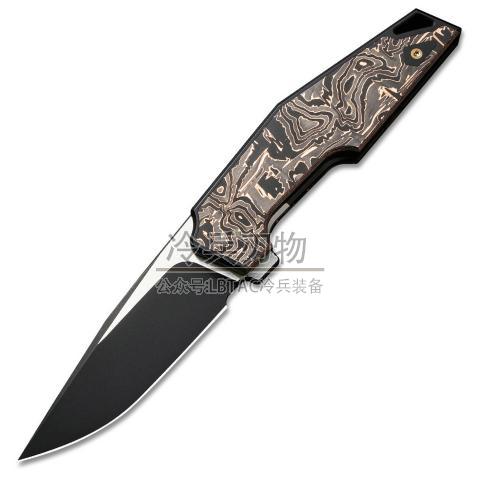 WE Knife OAO One And Only 碳纤维铜马柄折（20CV Satin）