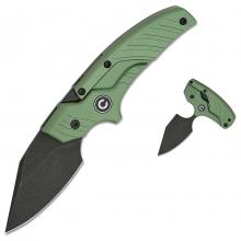CIVIVI Knife Typhoeus Adjustable 绿色G10柄变型手刺直叨双模式（14C28N）