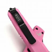 美国微技术 粉柄UT 双锋黑刃 Ultratech D/E Pink Cerakote