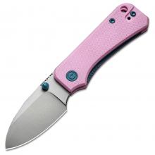 CIVIVI Knife Baby Banter 粉色G10柄按钮锁定折叨（Nitro-V）
