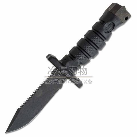 美国安大略 空勤人员黑刃半齿生存叨 ASEK Survival Knife System