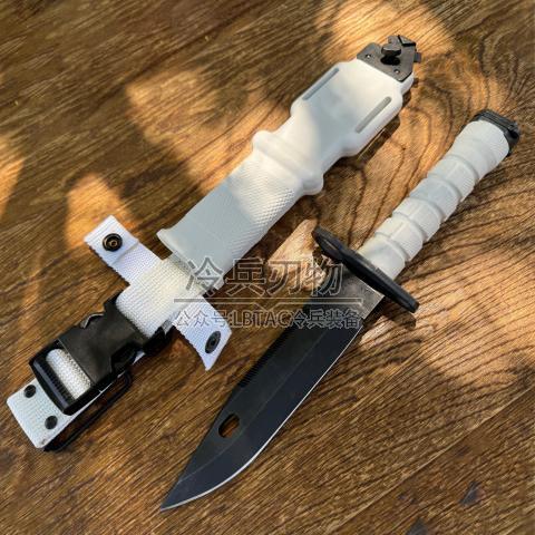 美国兰卡 M9 Bayonet 全新 未入鞘 米白色柄 美产