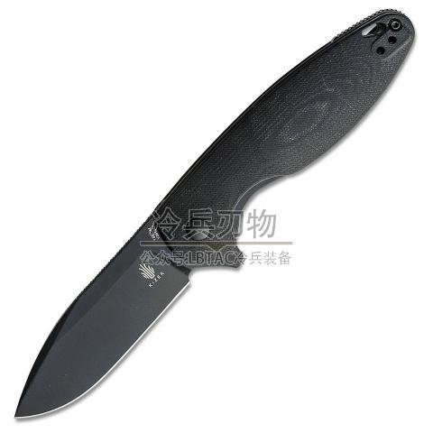 Kizer 凯泽 V3613 黑灰色G10柄线锁折（154CM 黑色涂层）Cozy