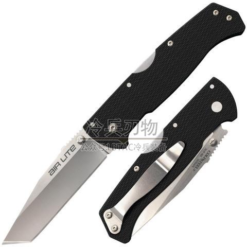 美国冷钢 26WT 轻灵 水滴头户外工具折 AIR Lite Tanto Point