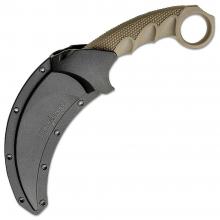 美国冷钢 49KST 钢虎粽柄带尾环直爪附Secure-Ex鞘（AUS-8A 石洗）Tiger Karambit