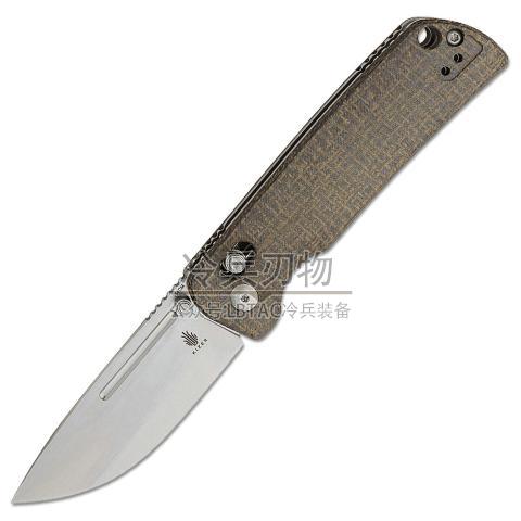 Kizer&Dirk Pinkerton V4481 护卫队沙色米卡塔柄口袋折（154CM 石洗）Escort