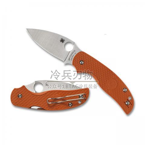 美国蜘蛛 C123 智者 FRN轻量橙色柄 Compression锁折（CPM-REX 121 锻面）Sage™5 Lightweight Burnt