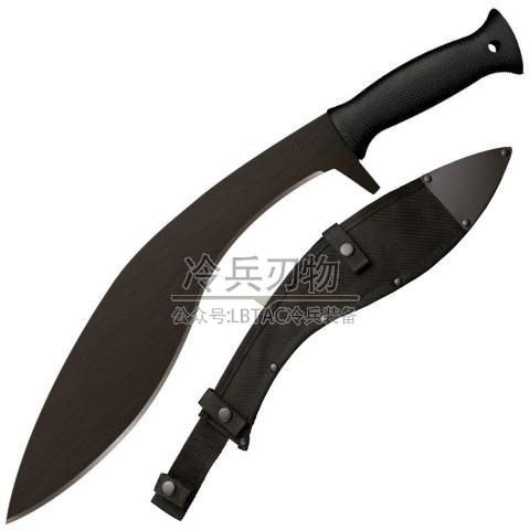 美国冷钢 97KMPS 库克瑞狗腿 附科杜拉尼龙鞘 碳钢 Kukri Plus Machete