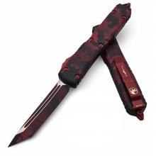 美国微技术 UT T头 红色迷彩涂层 Ultratech Red Camo Tanto Signature Series