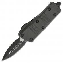 ​美国微技术 迷你伤齿龙双锋 碳纤柄 黑刃 Mini Troodon D/E Tactical w/Carbon Fiber Top Signature Series