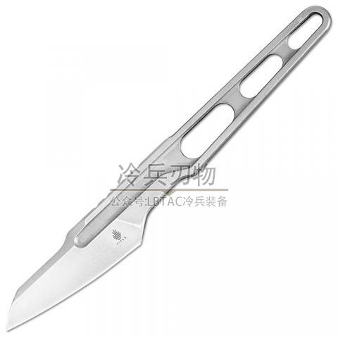 Kizer&Maciej Torbe 1058 一体小直叨附Kydex鞘（D2 石洗）CUTTLER Pocket