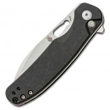 Kizer&Azo V3606 按钮锁快开折黑色 V3606C2（154CM 锻面）HIC-CUP Richlite