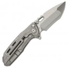 Reate 瑞特 T1000 V2 一体框架锁钛柄 鱼鳍快开折 M390 喷砂加工Tanto T1000 V2 一体框架锁钛柄 鱼鳍快开折 M390 喷砂加工Tanto