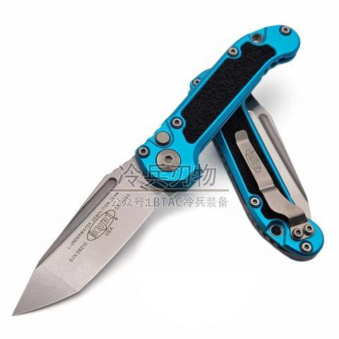 美国微技术 水下爆破部队3代 T头半齿 绿松石柄 石洗 LUDT Gen III T/E Turquoise Stonewash