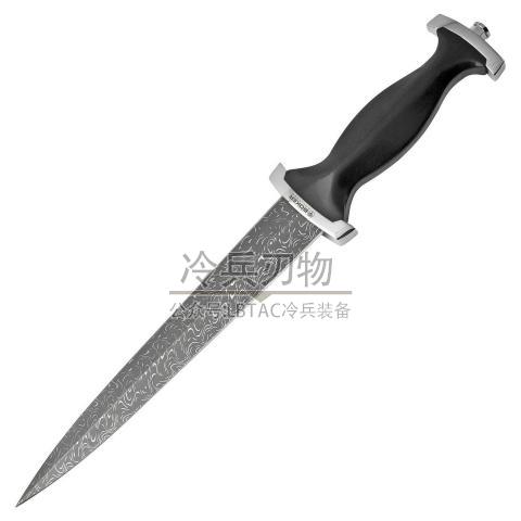 德国博客索林根 手工制作瑞士大马士革短剑 Swiss Dagger Mosaic Damast