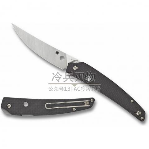 美国蜘蛛 C242 Paul Alexander Ikuchi Flipper 碳纤维/G10柄折（CPM-S30V钢）