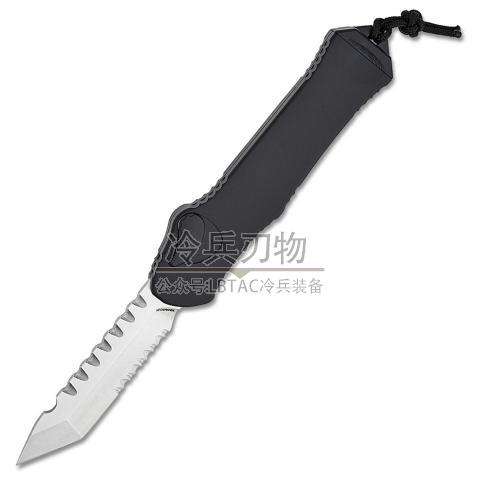 美国异教徒 九头蛇海德拉T头半齿 黑柄 石洗 Hydra Tanto Stonewash Serrated