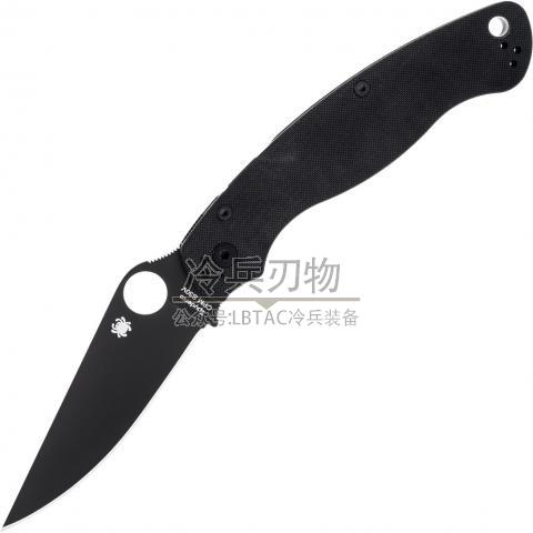 美国蜘蛛 C36 2代 美军 黑色G10柄黑刃Compression锁折（CPM-S30V 锻面黑）Military™2