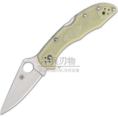 美国蜘蛛 C11 德里卡4 夜光FRN轻量柄 背锁战术折（VG10 缎面）Delica®4