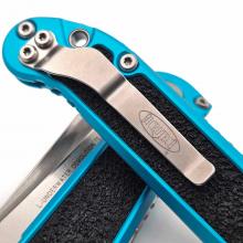 美国微技术 水下爆破部队3代 T头半齿 绿松石柄 石洗 LUDT Gen III T/E Turquoise Stonewash