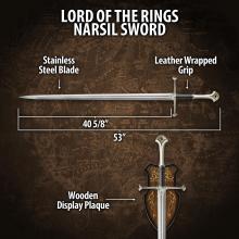 Lord of the Rings 纳西尔圣剑 Narsil Sword Replica