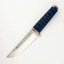 日本花田洋 运 宝蓝色柄卷直刃 ZDP189钢 UN ZDP BLUE