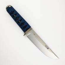 日本花田洋 运 宝蓝色柄卷直刃 ZDP189钢 UN ZDP BLUE