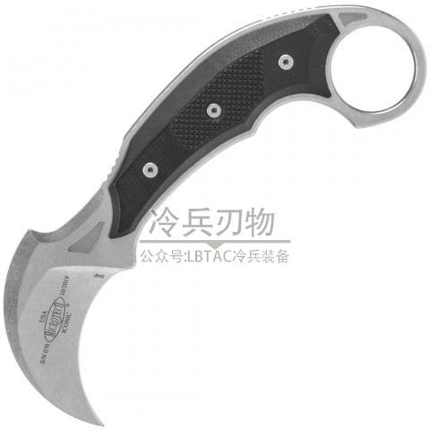 Microtech&Bastinelli 爱啃泥直爪 G10柄 右手版附碳纤K鞘（石洗）Iconic Karambit