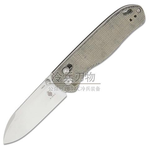 Kizer&Azo V3619 水滴熊 灰色米卡塔柄折（154CM 缎面）Drop Bear