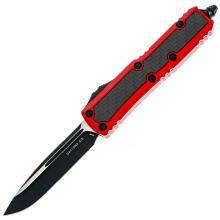 美国微技术 UTX85迪通拿单锋 红色柄碳纤贴片 签名版 Daytona S/E Red Carbon Fiber