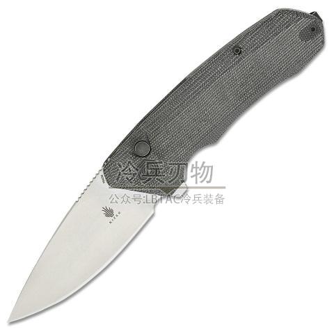 Kizer 凯泽 V3602米卡塔柄按钮锁定折（154CM石洗）Invictus