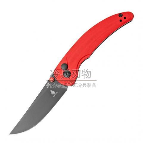 Kizer&Swaggs V3601 红辣椒按钮锁G10折（154CM 黑）Chili Pepper