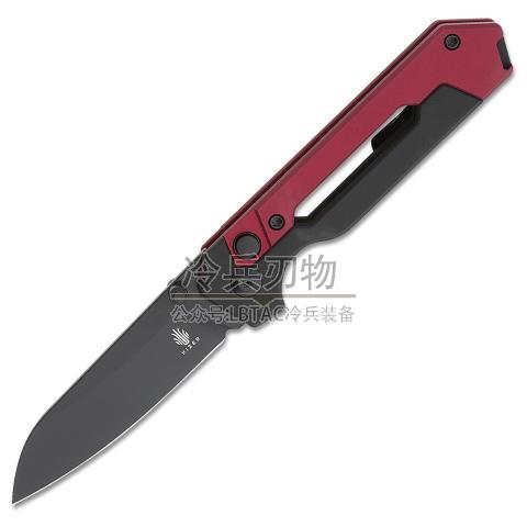 Kizer 凯泽 KI3632 十周年限量版黑红铝柄按钮锁折（S35VN 黑色）Hyper