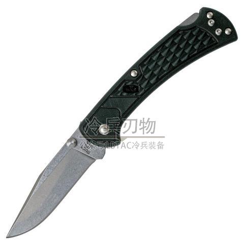 美国巴克 112 游侠 轻量版 黑灰色石洗水滴头（420HC）Ranger Slim Select