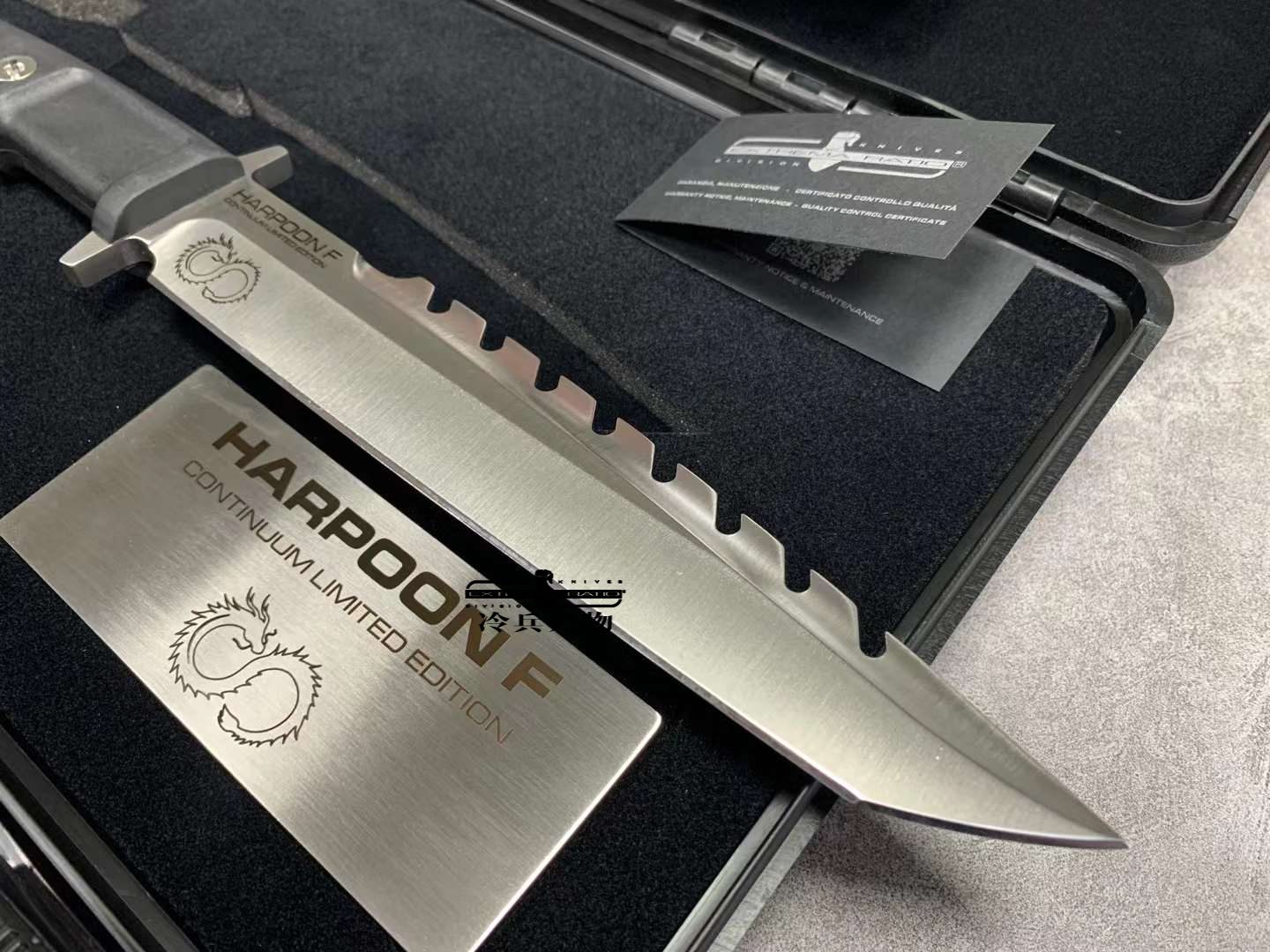 意大利极端武力捕鲸叉银色缎面限量礼盒版HARPOON F Continuum Limited  Edition_战术直叨_直叨系列_冷兵刃物-世界正品名刀|ExtremaRatio-HARPOON-F-Continuum-Limited-Edition